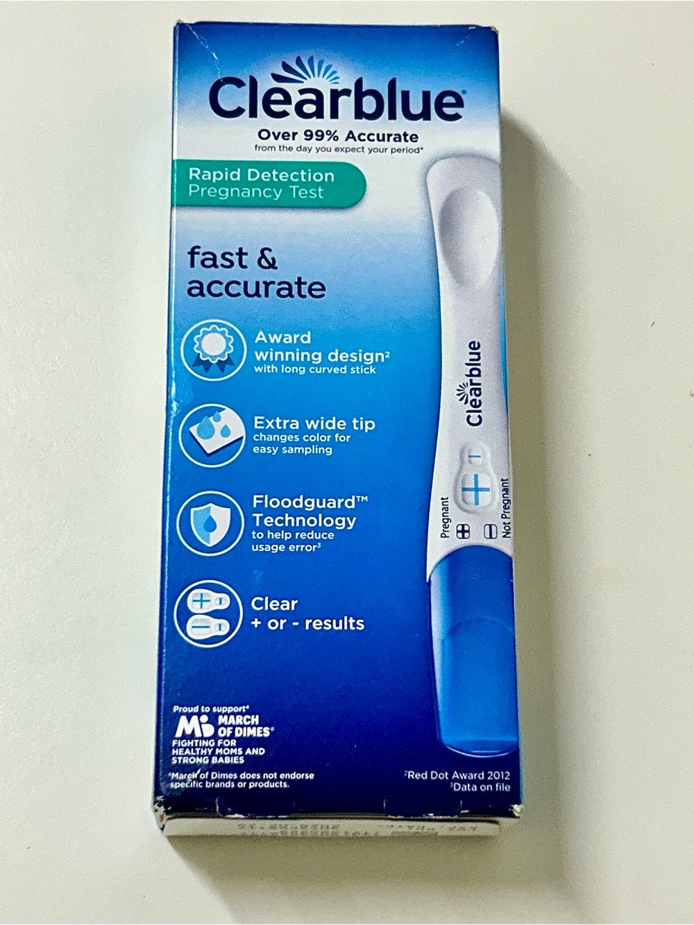 CLEARBLUE Rapid Detection Pregnancy Test Home Pregnancy Kit 3 Count